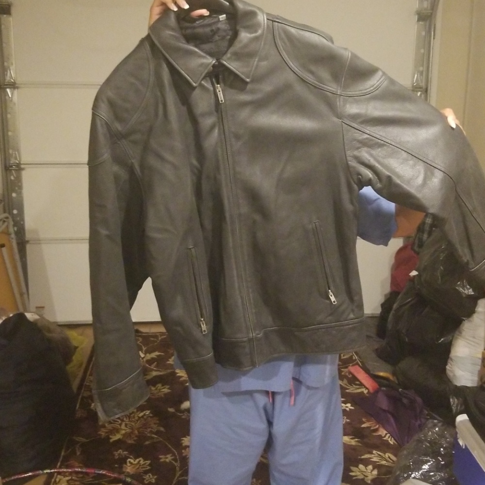 Leather jacket
